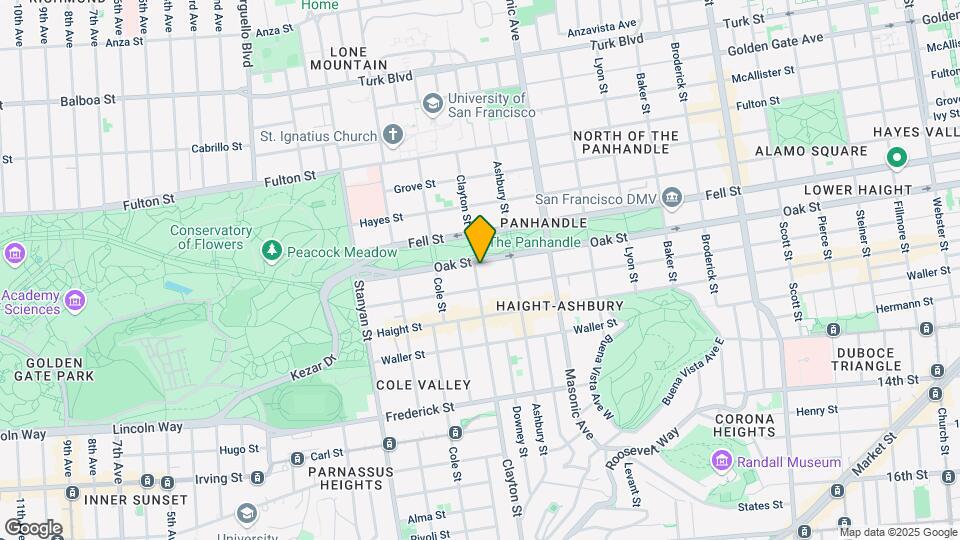 1787-1789 Oak St Mapa y Detalles de la Ubicación