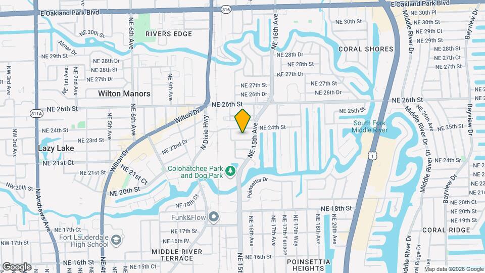 1433 NE 23rd St Map and Location Details