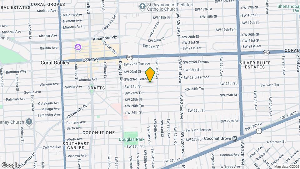 3461 SW 24th St Map and Location Details