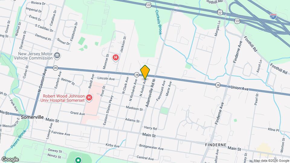 156 N Auten Ave Map and Location Details