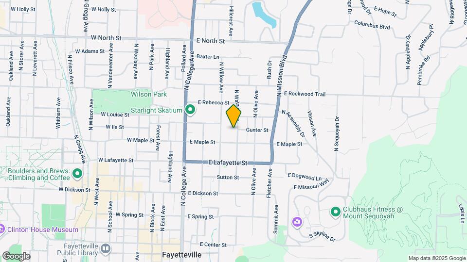 517 N Walnut Ave Map and Location Details