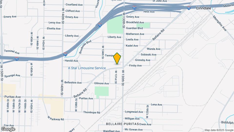 13024 Bellaire Rd Map and Location Details