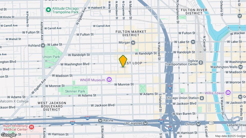 16 N Carpenter St, Unit 4S Map and Location Details