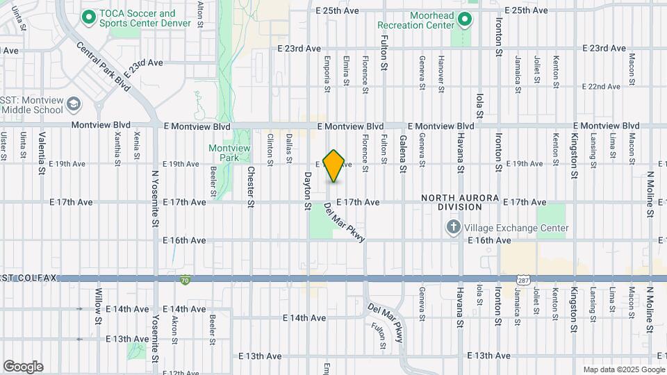 1730 Del Mar Pkwy Map and Location Details