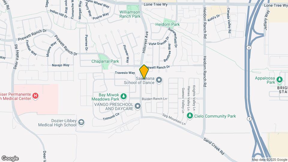 5310 Potter Valley Ln Map and Location Details