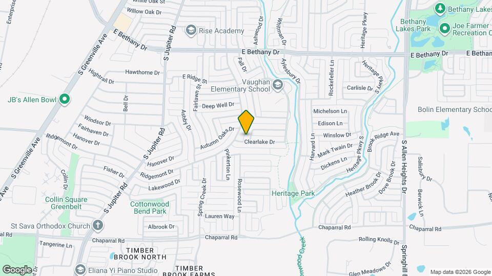 1008 Charter Oak St Map and Location Details
