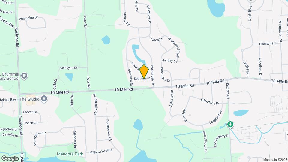 13404 Sequoia Ln Map and Location Details