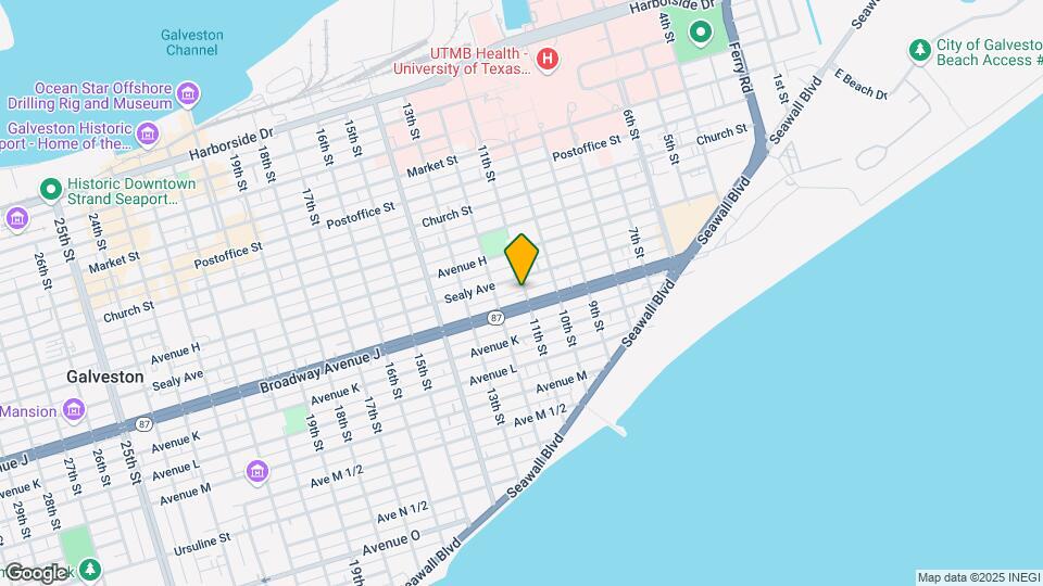 915 11th St, Unit Garage Apartment Map and Location Details