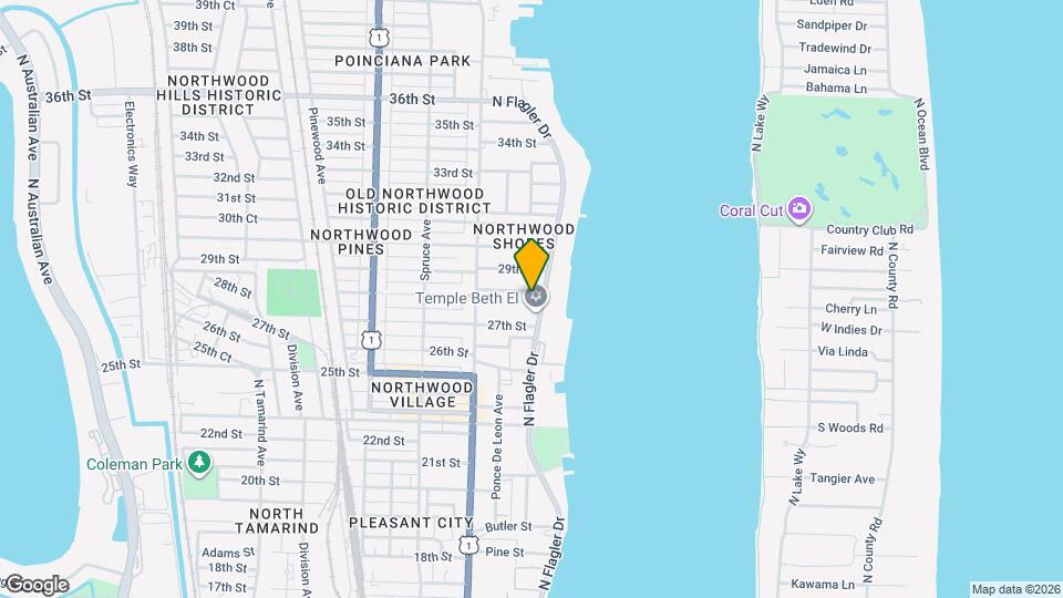 214 28th St Map and Location Details