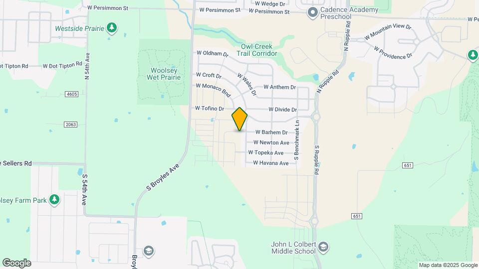 4611 W Barhem Dr Map and Location Details