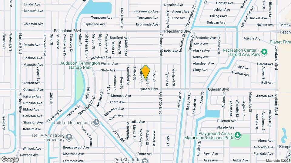 1235 Desmond St Map and Location Details
