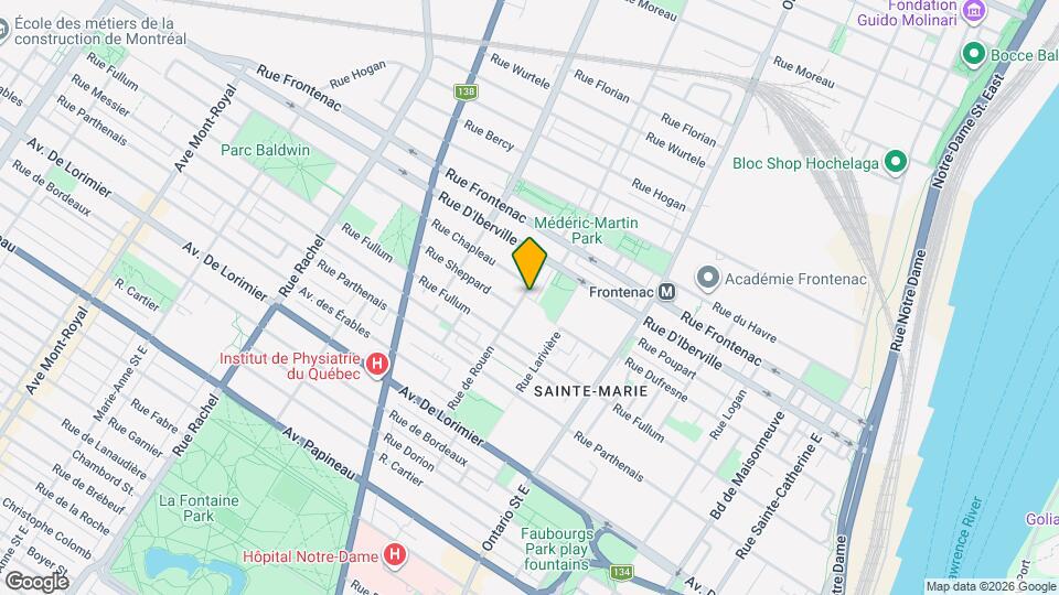 2400 De Rouen Rue Map and Location Details