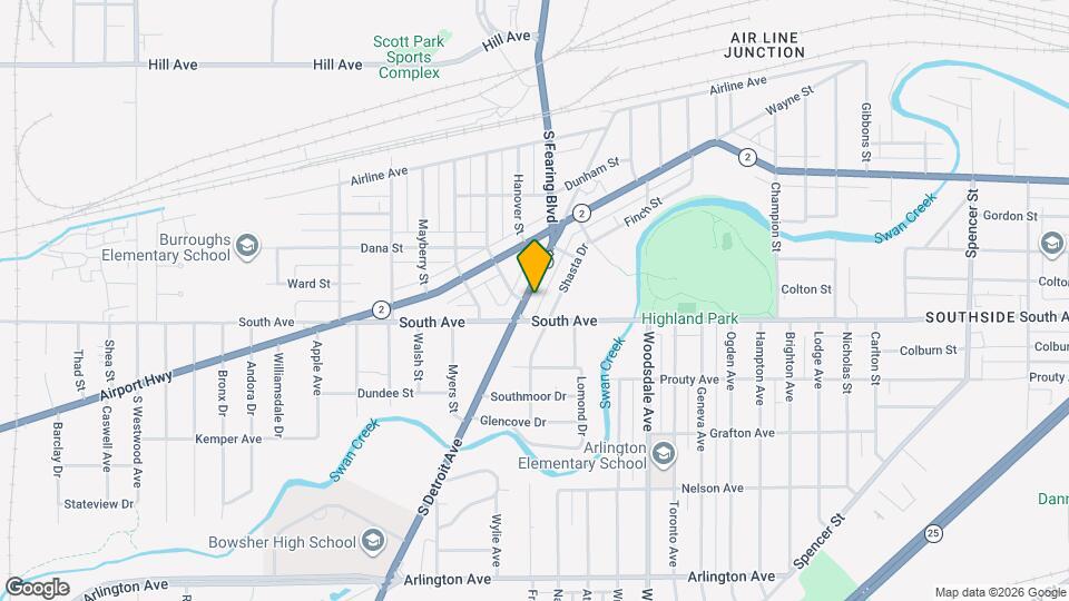 379 S Detroit Ave Map and Location Details