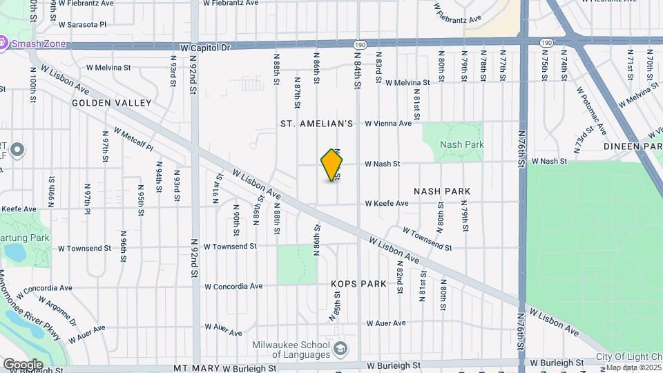 3537 N 85th St Map and Location Details