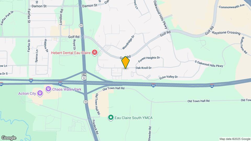 3413 Oak Knoll Dr, Unit #1 Map and Location Details