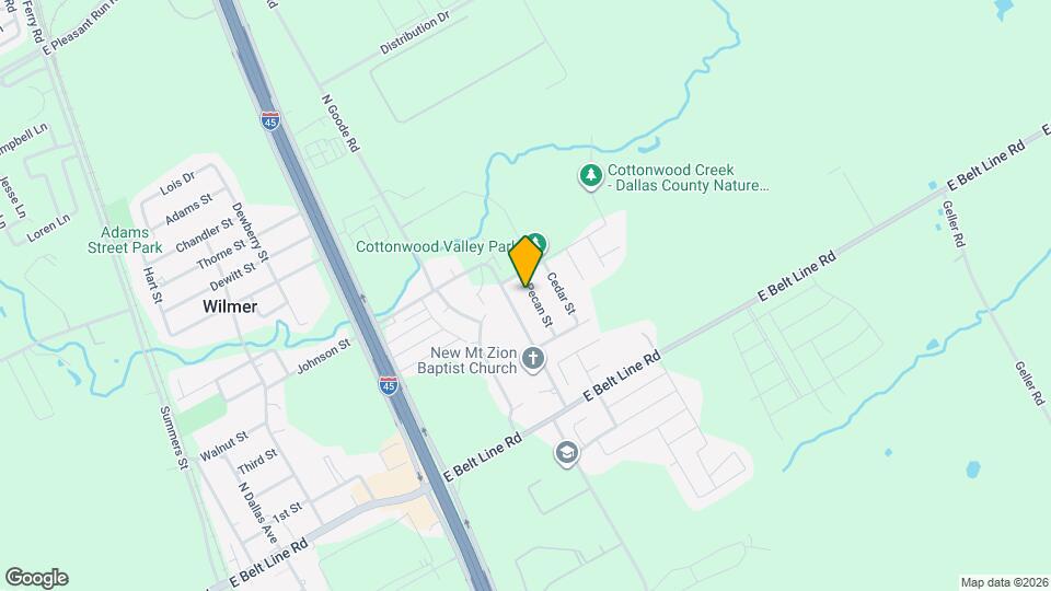 401 Pecan St Mapa y Detalles de la Ubicación