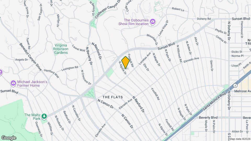 806 N Alpine Dr Map and Location Details