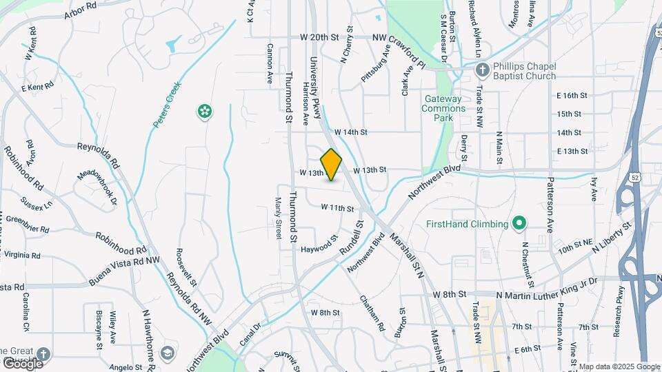 861 W 12th St Map and Location Details