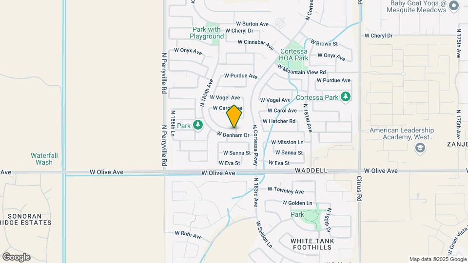 18405 W Sunnyslope Ln Map and Location Details
