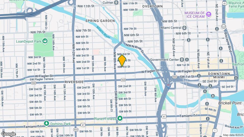 718 NW 1st St Map and Location Details