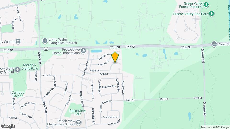 2052 Shady Grove Ct Map and Location Details