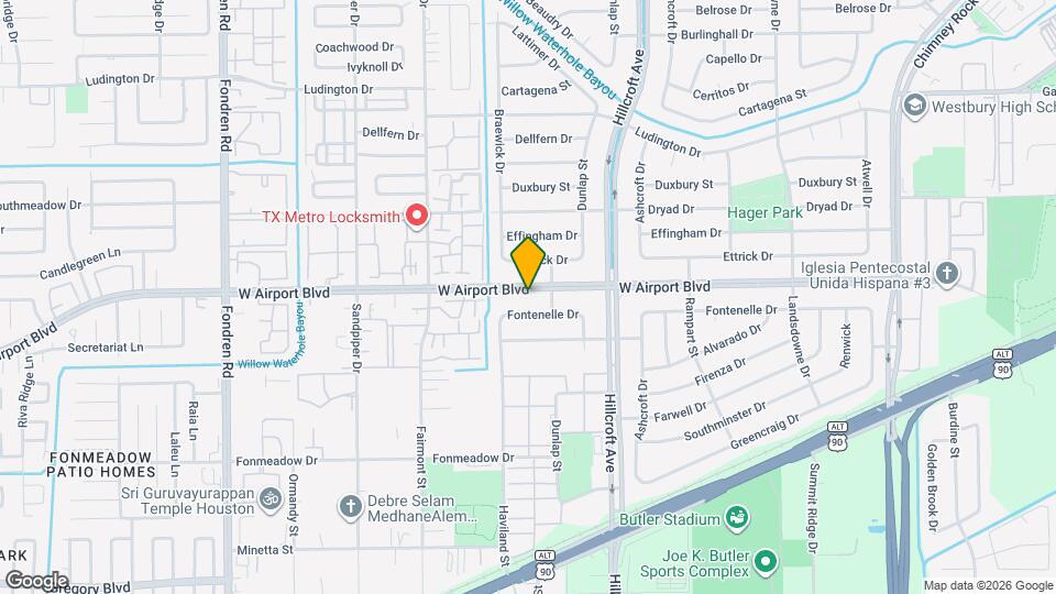 6015 W Airport Blvd Map and Location Details
