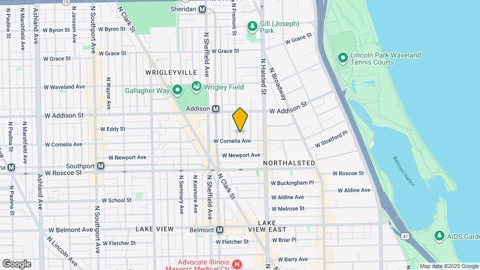 3509 N Fremont St, Unit 3S Map and Location Details