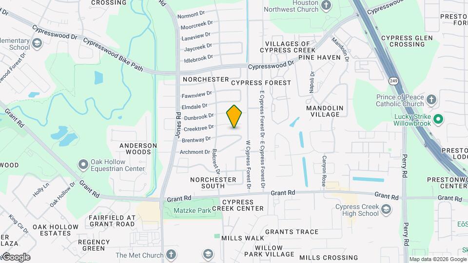 10522 Brentway Dr Map and Location Details