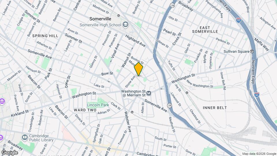 37 Columbus Ave, Unit 2 Map and Location Details