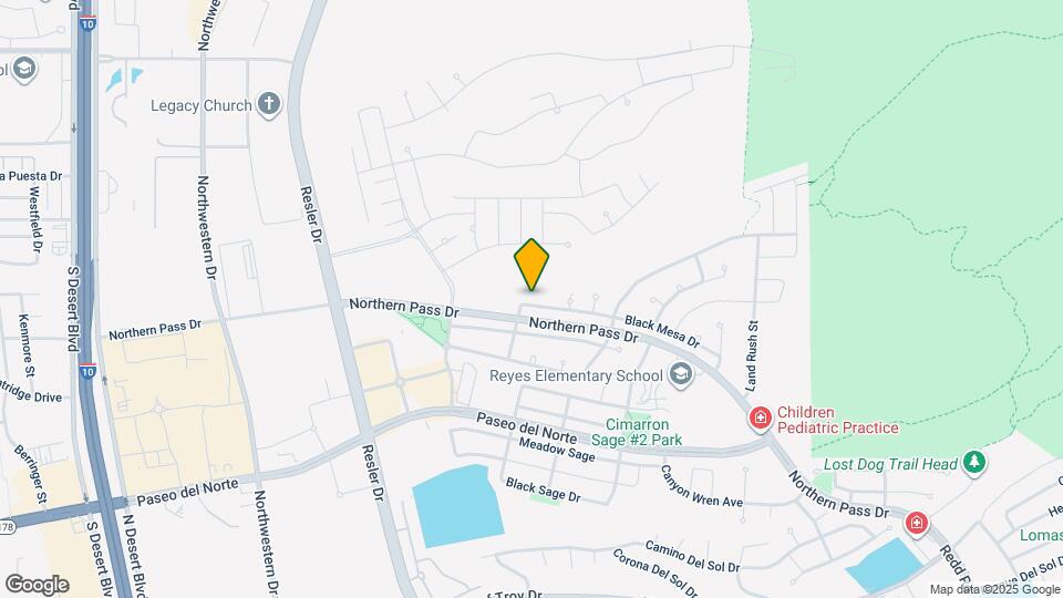 7377 Black Mesa Dr Map and Location Details