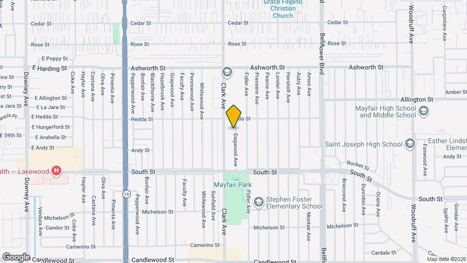 5933 Dagwood Ave Map and Location Details