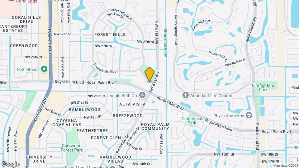 8240 NW 24th St Map and Location Details
