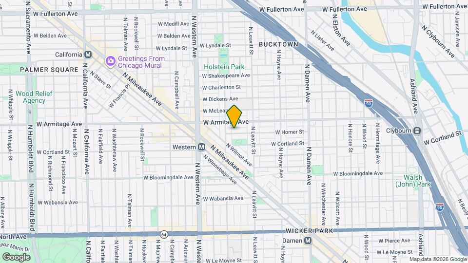 2244 W Homer St Map and Location Details