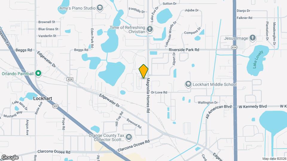 6727 Magnolia Pointe Cir Map and Location Details