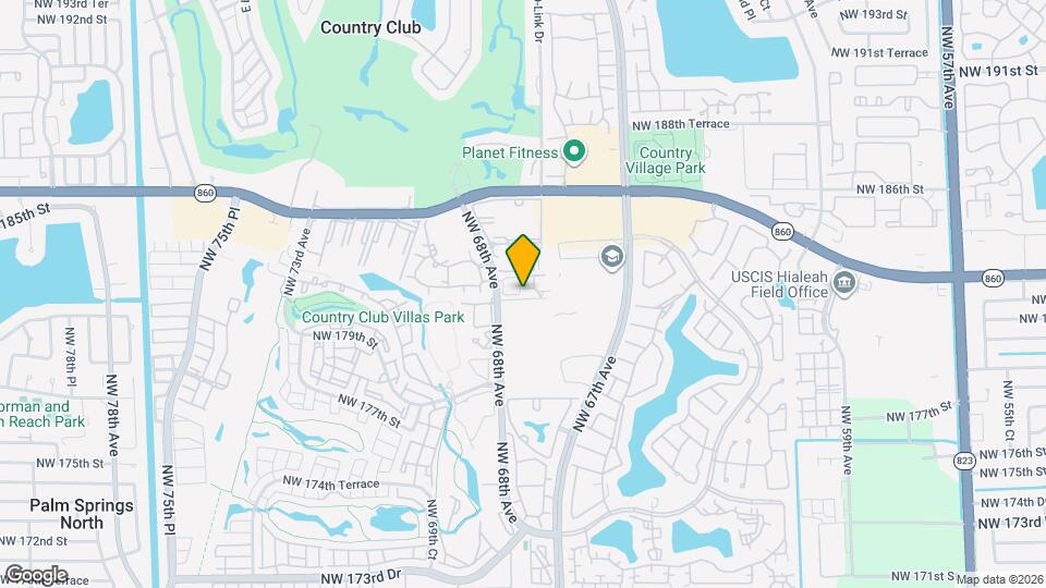 6755 NW 182nd St Map and Location Details