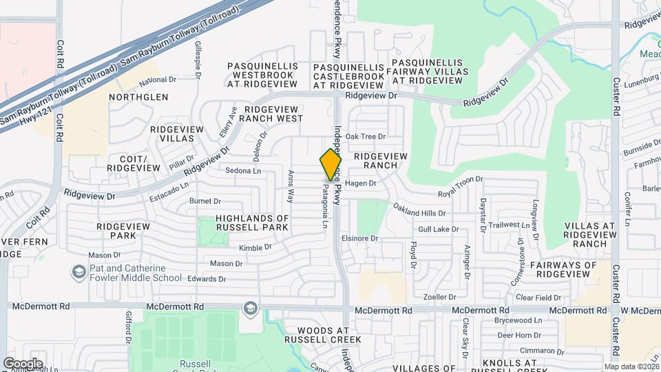 9428 Patagonia Ln Map and Location Details