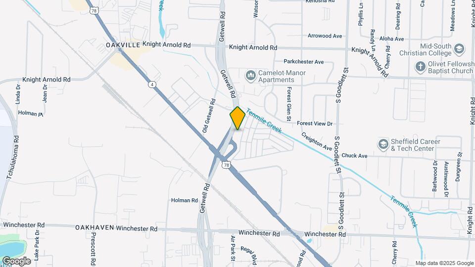 3290 New Getwell Rd Map and Location Details