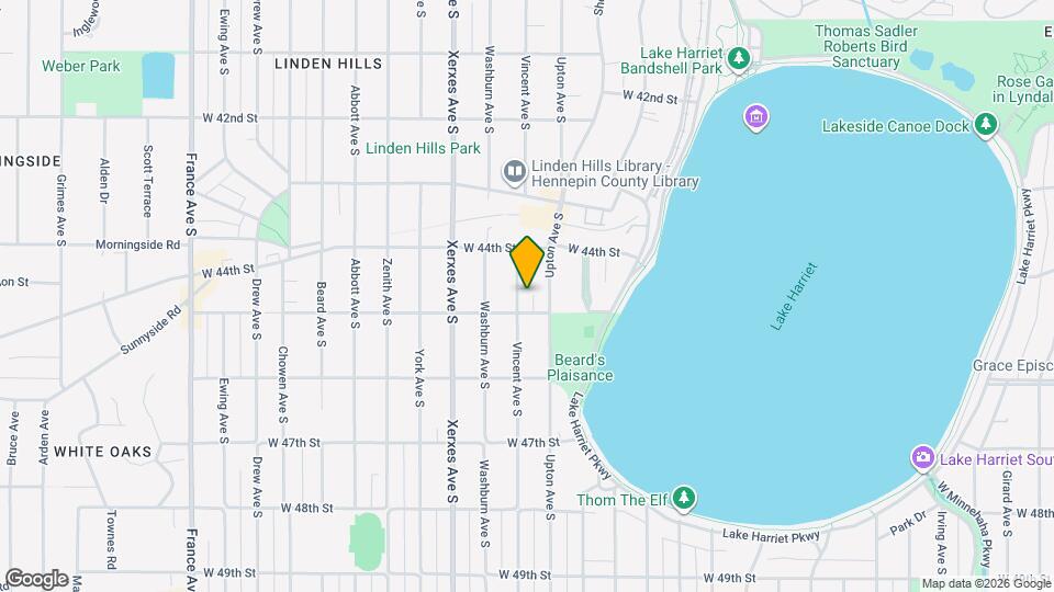 4441 Vincent Avenue South, Unit Unit2 Map and Location Details