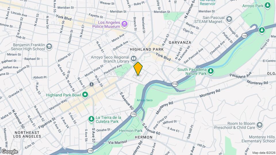 6208 Hayes Ave Map and Location Details