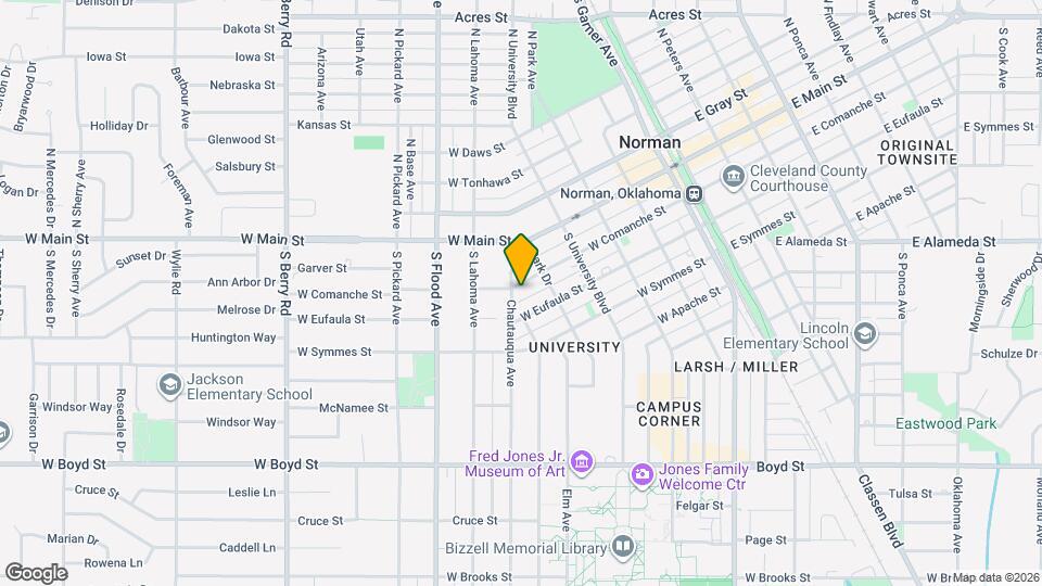 526 W Comanche St Map and Location Details