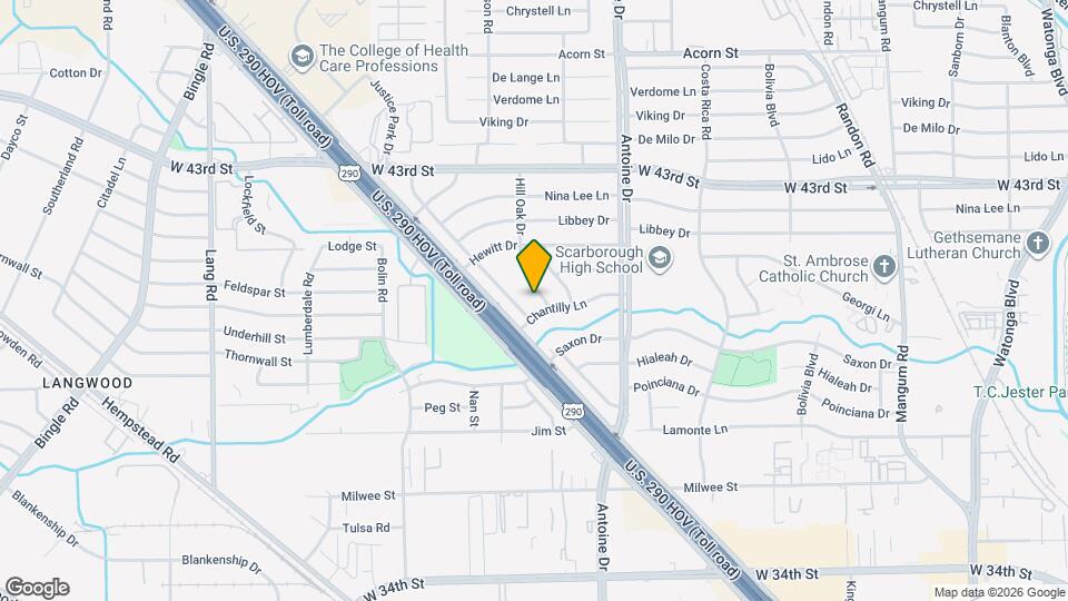 4111 Hill Oak Dr Map and Location Details