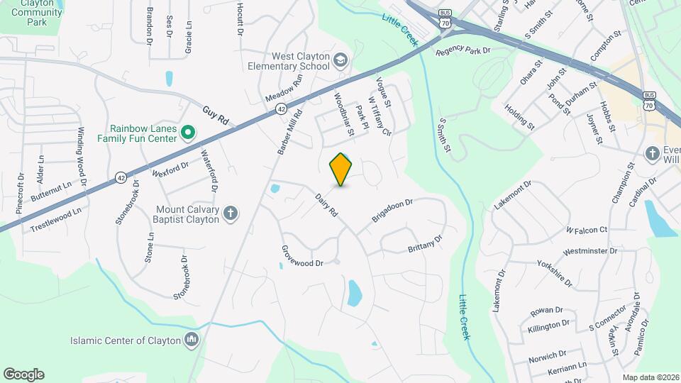 2829 Bennington Dr Map and Location Details