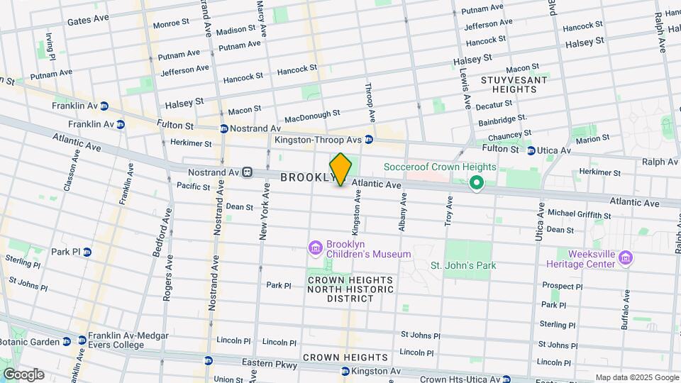1477 Pacific St Map and Location Details
