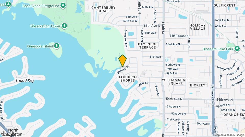 5828 Oakhurst Dr Map and Location Details