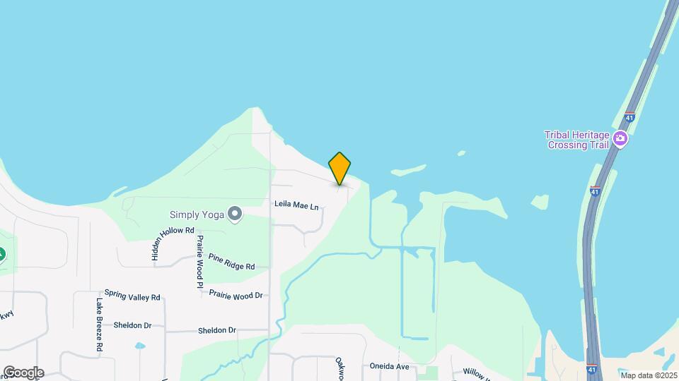 2625 Shorehaven Ln Map and Location Details