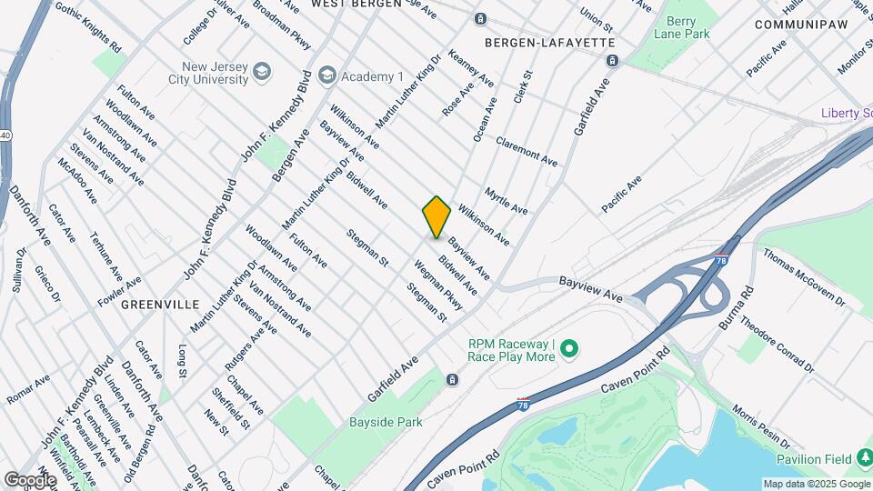 74 Bidwell Ave Mapa y Detalles de la Ubicación
