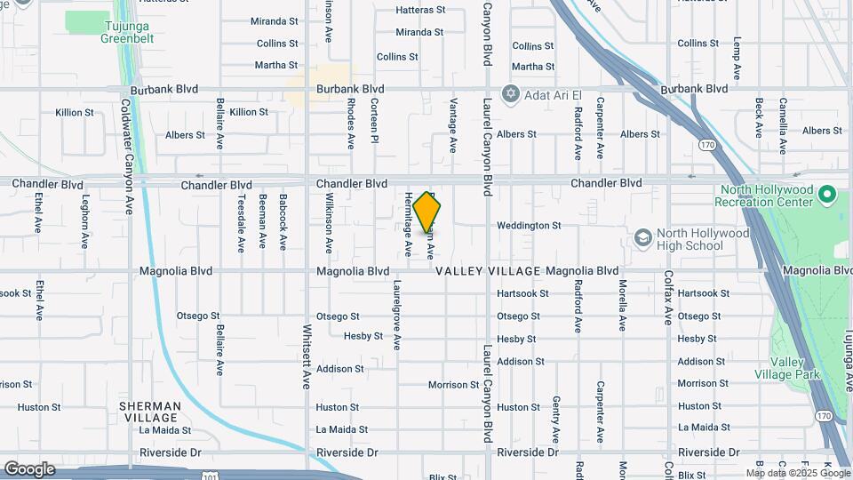 5239 Bellingham Ave Map and Location Details