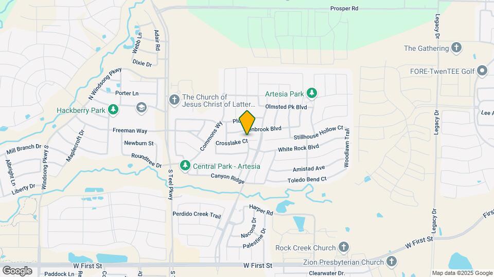 16053 Crosslake Ct Map and Location Details
