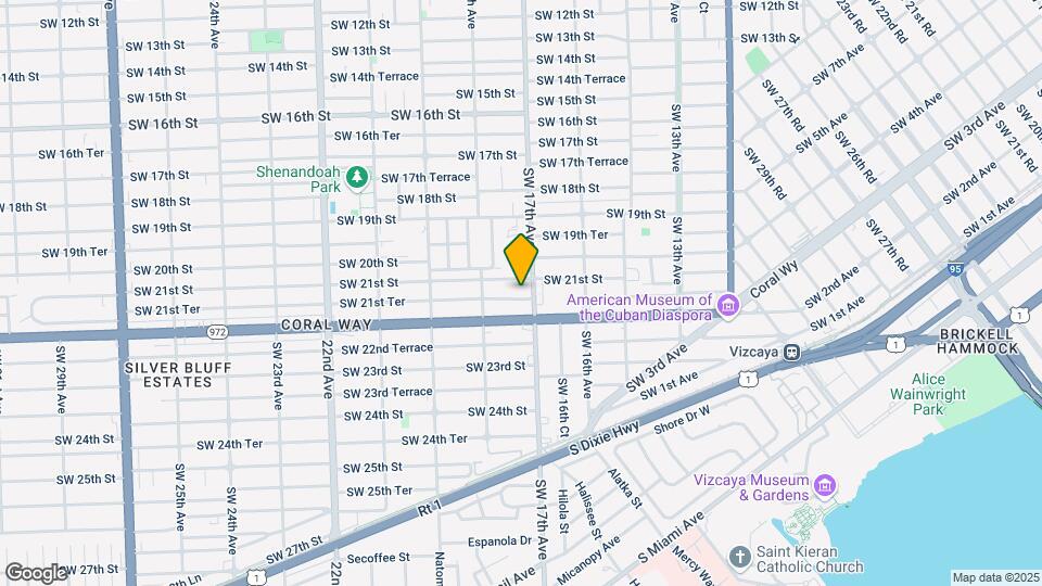 1711 SW 21st Ter Map and Location Details