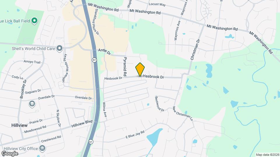 5516 Hasbrook Dr Map and Location Details